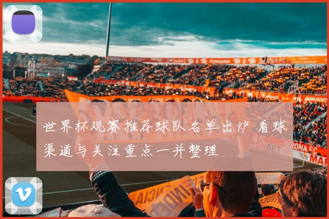 世界杯观赛推荐球队名单出炉 看球渠道与关注重点一并整理